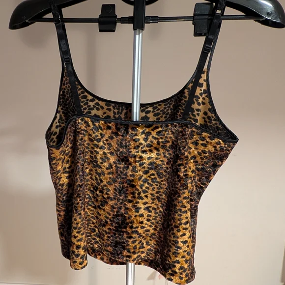✨5 For $50 Victoria's Secret Leopard Print Camisole - Black and Brown - Picture 3 of 6